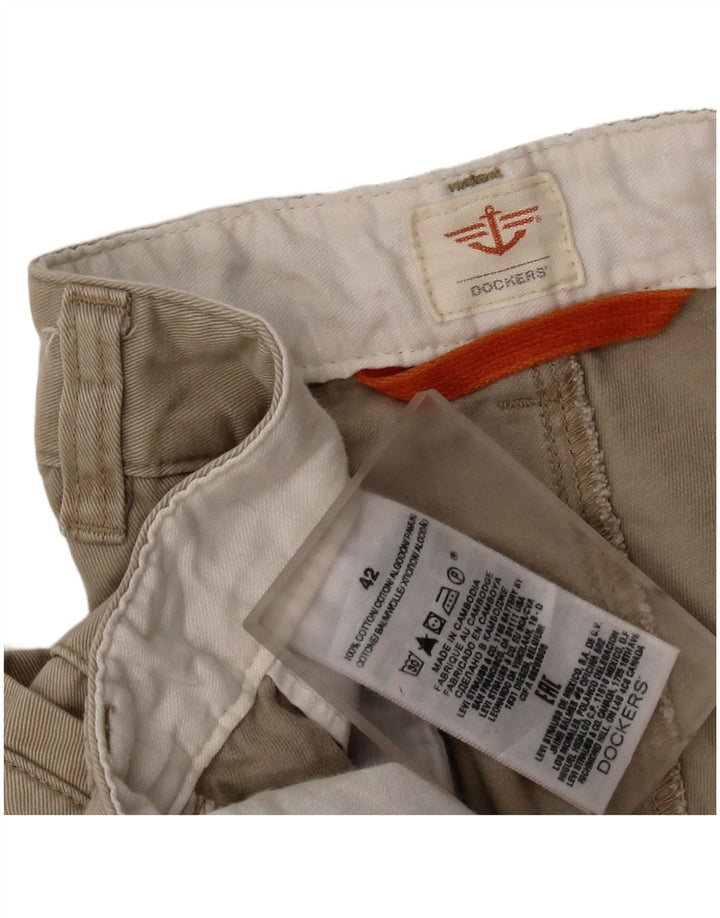 Shorts cargo masculino DOCKERS W42 2XL algodão bege