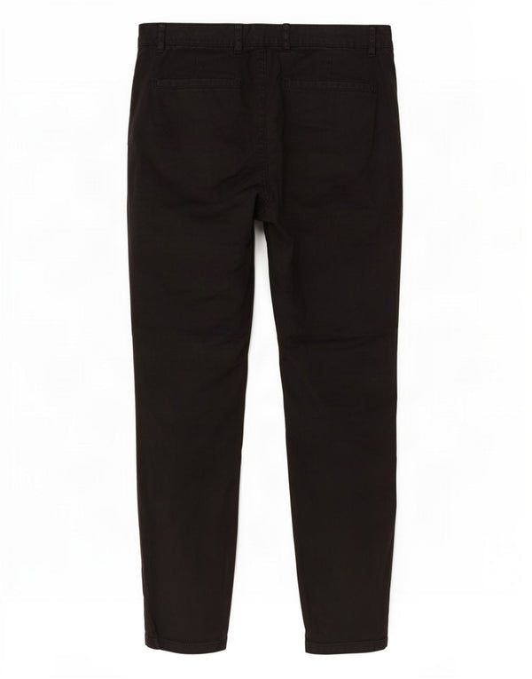 Zara Mens Slim Chino Calças EU 44 Grande W34 L30 Preto