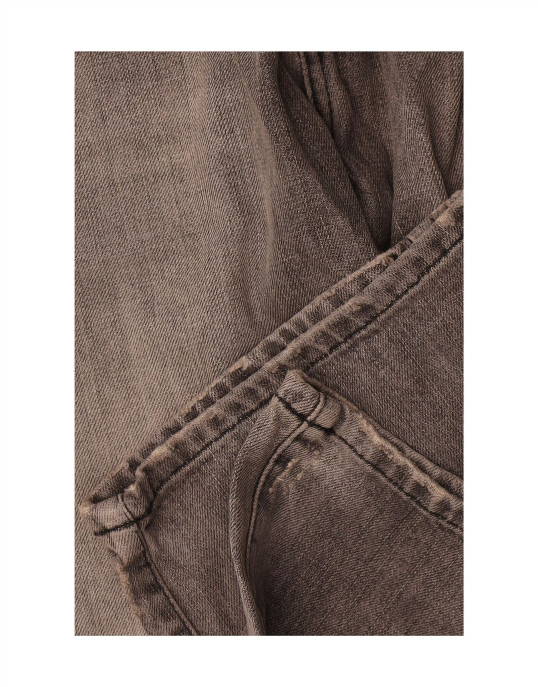 Zara Mens Straight Jeans EU 38 Pequeno W38 L35 Cinza Algodão