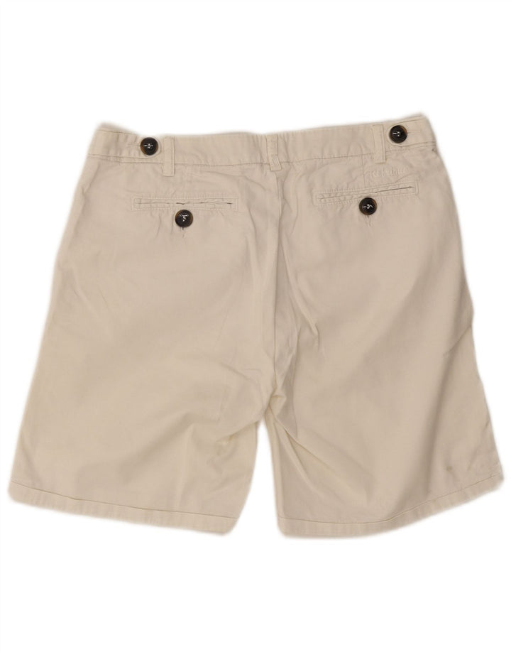 Shorts Chino Feminino Refrigue EU 40 Médio W30 Algodão Bege