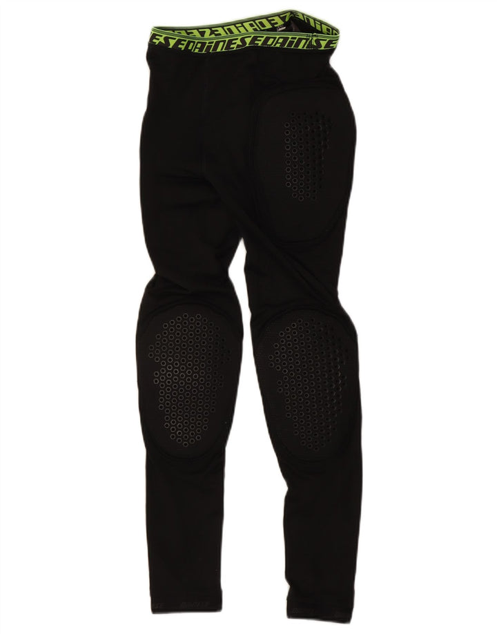 Leggings gráficas para motocicleta feminina Dainese UK 8 poliéster preto pequeno