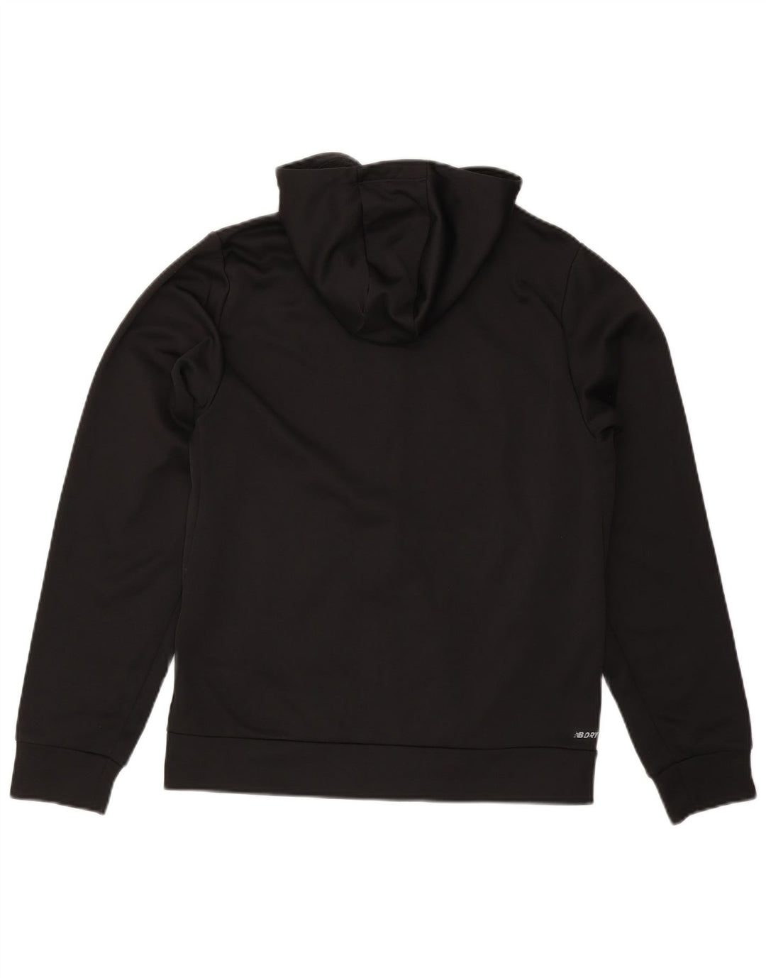 Suéter masculino com capuz e zíper NEW BALANCE poliéster preto médio