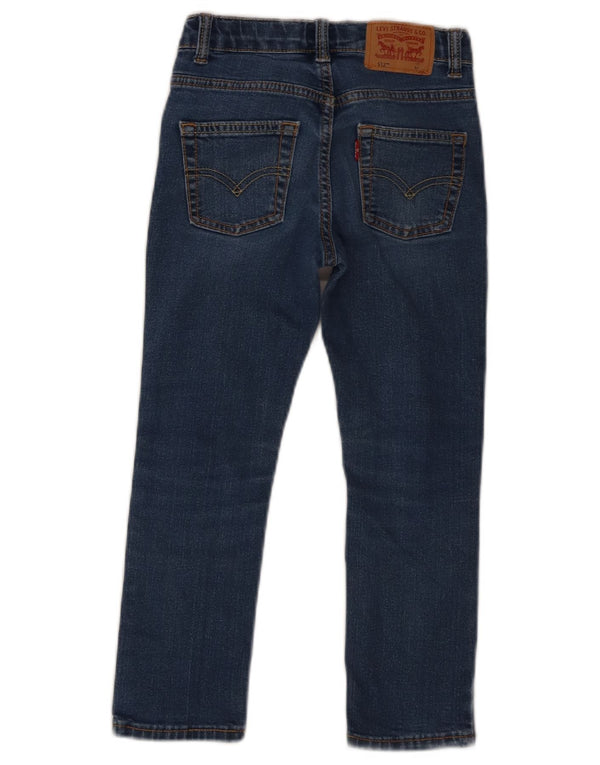 Jeans Levi's Girls 512 Slim Tapered 5-6 Anos W20 L19 Azul Algodão