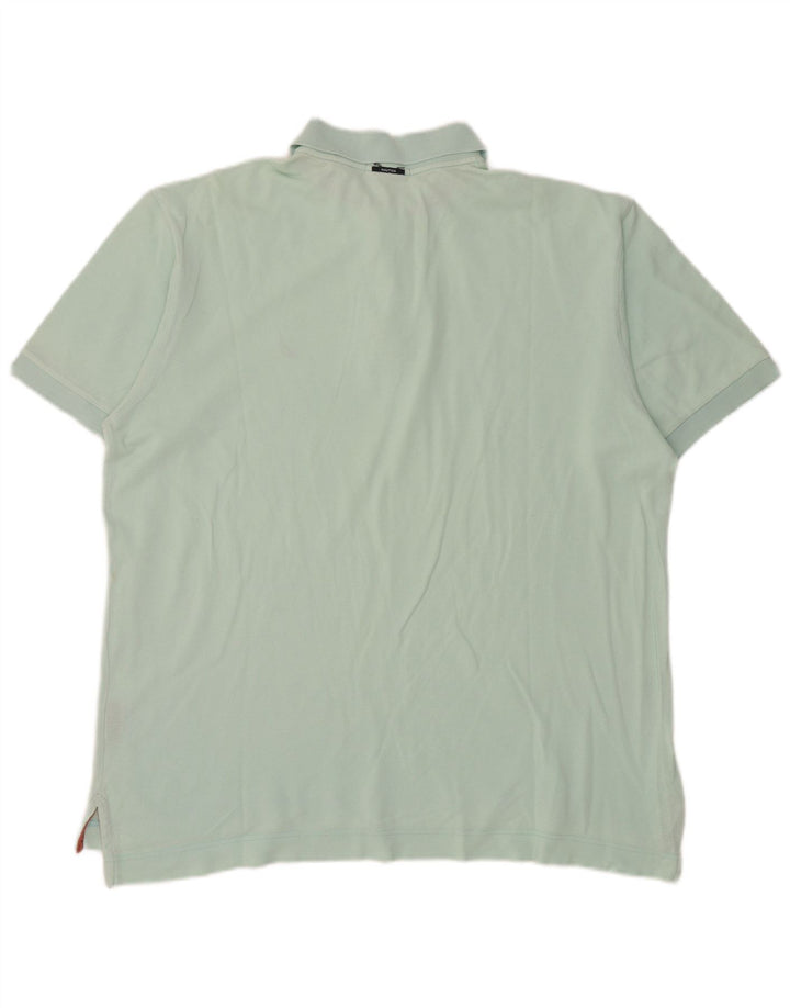 Camisa polo masculina Nautica algodão verde médio