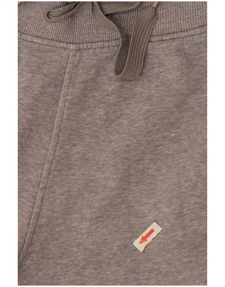 Shorts esportivos masculinos Adidas médio cinza manchado de algodão