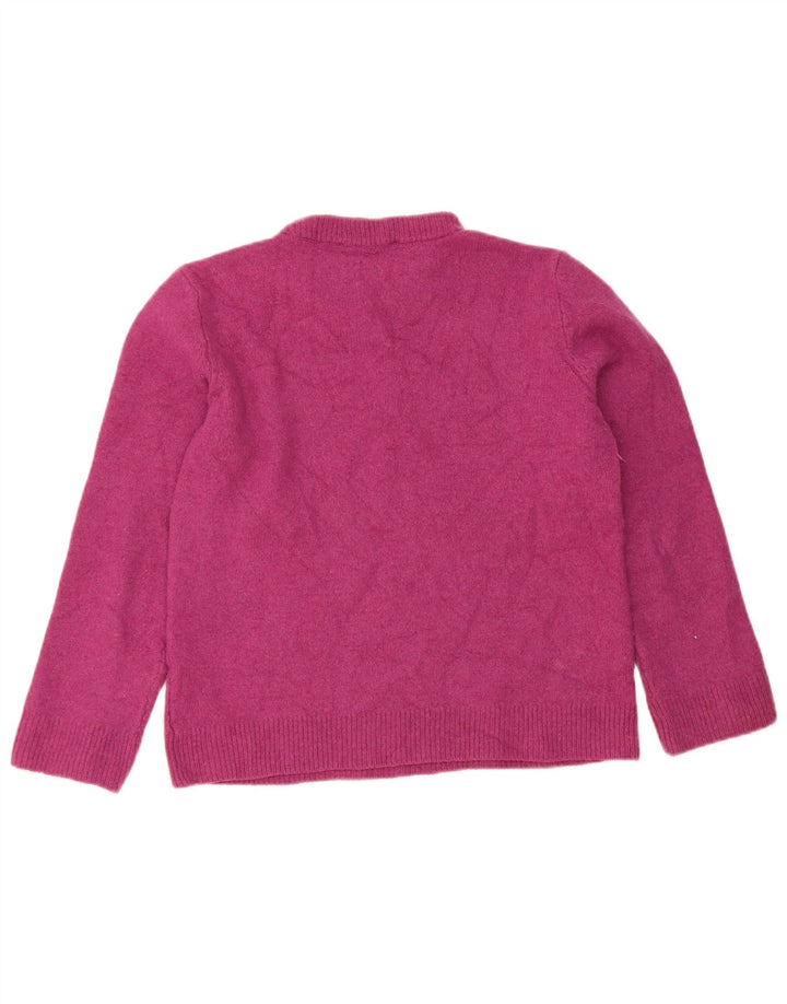 Suéter feminino Zara com gola tartaruga, Reino Unido 12 rosa médio