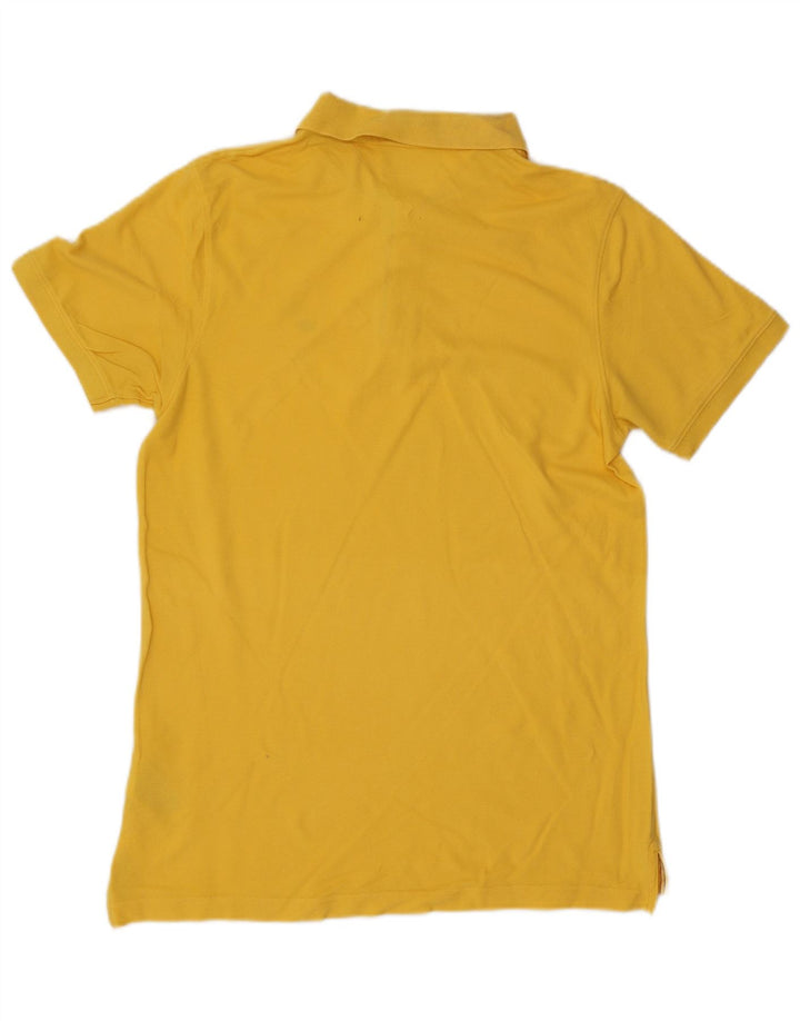 Camisa polo masculina Tommy Hilfiger grande algodão amarelo
