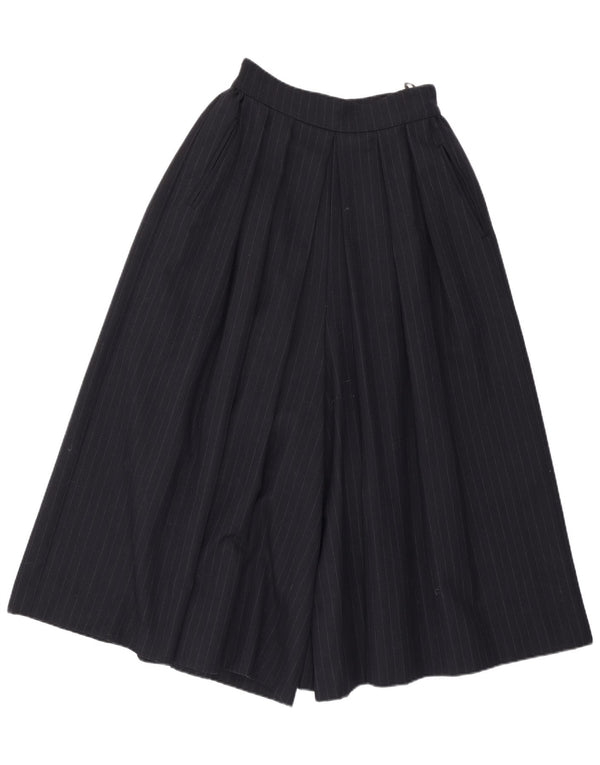 Calça feminina casual JOHN ROCHA Flare UK 10 pequena W25 azul marinho