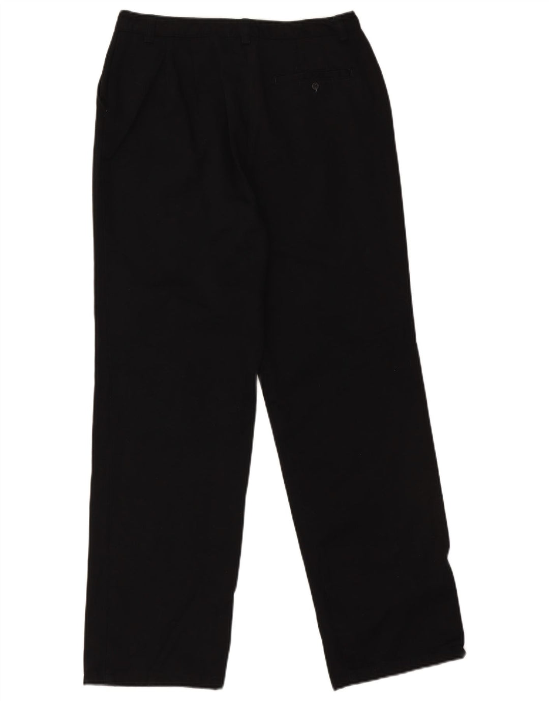 EDDIE BAUER Calça chino feminina reta UE 40 Médio W30 L30 preta