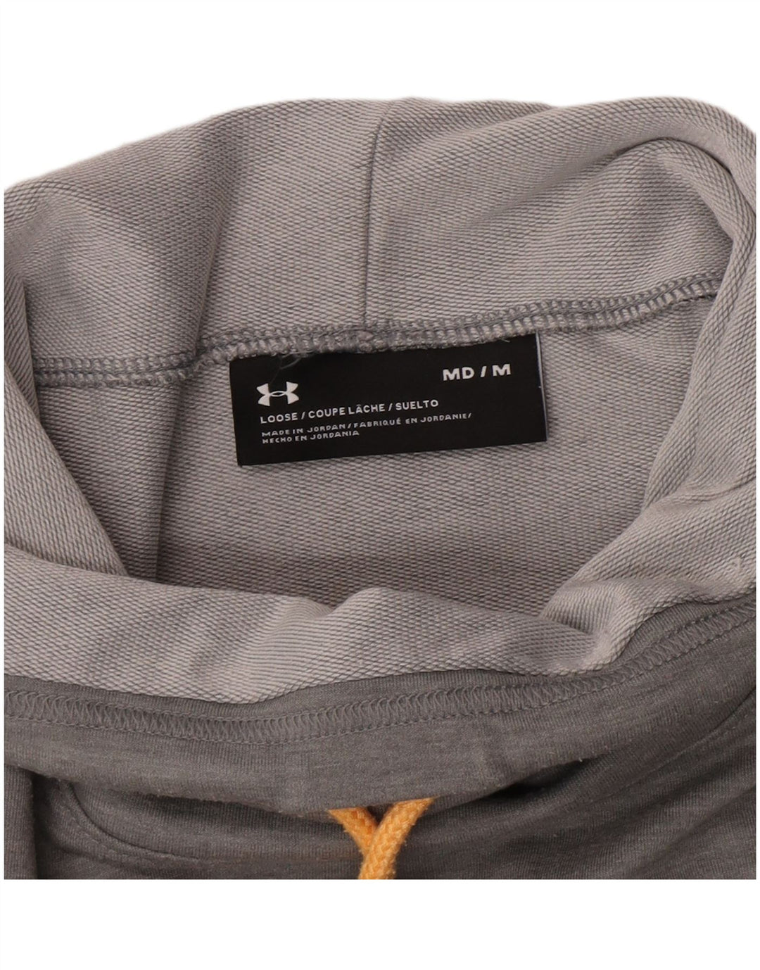Suéter feminino Under Armour com gola redonda e gola alta UK 14 cinza médio manchado