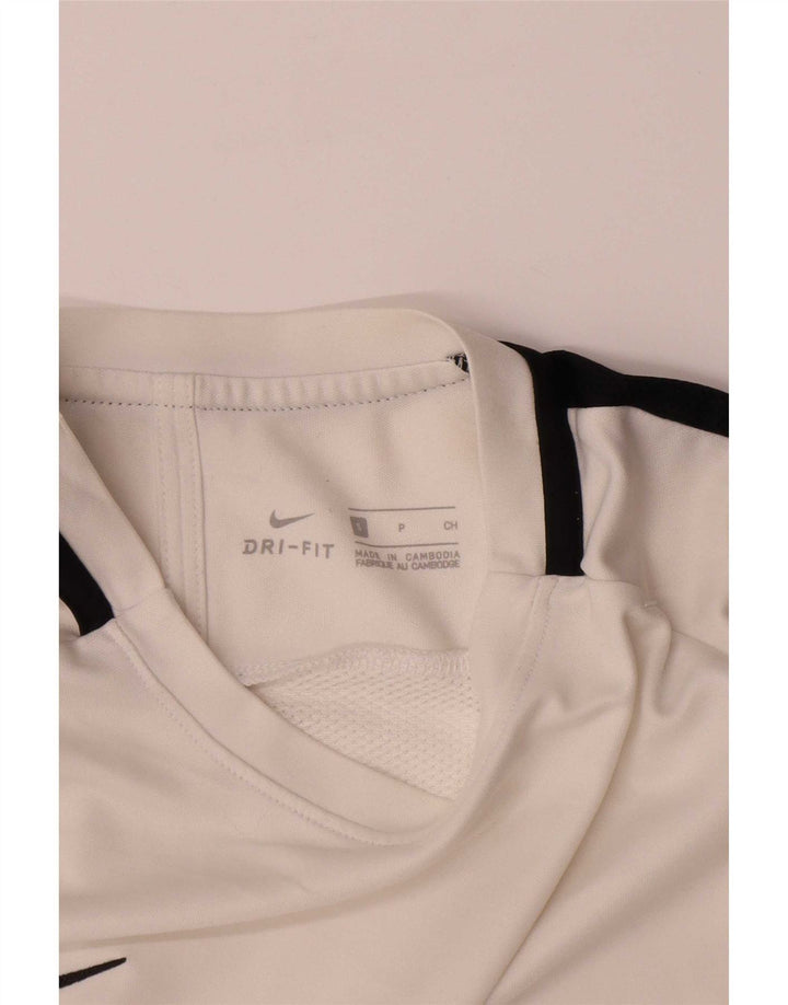 Camiseta Nike Masculina Dri Fit Top Pequeno Poliéster Branco
