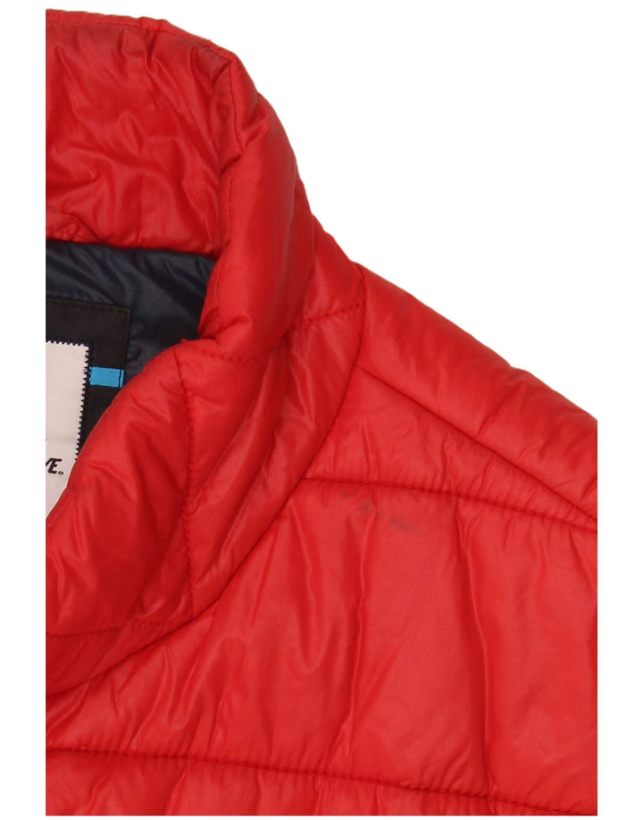 Colete acolchoado masculino Murphy & Nye UK 42 XL poliamida vermelha