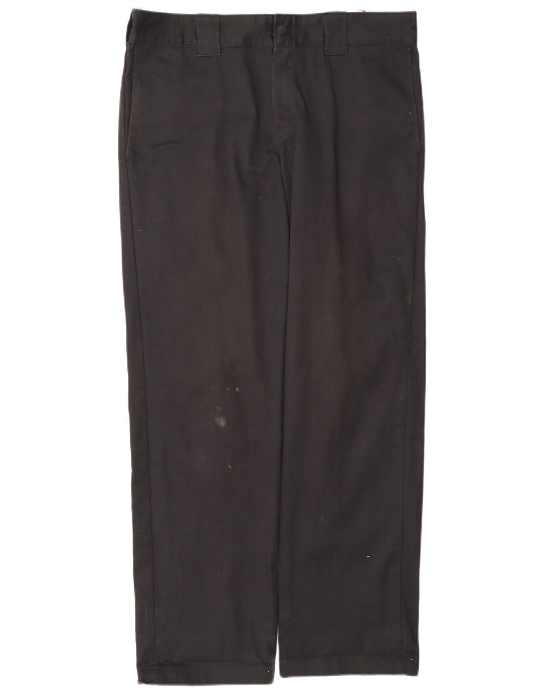 Calças Chino masculinas Dickies Slim Straight W32 L32 poliéster preto