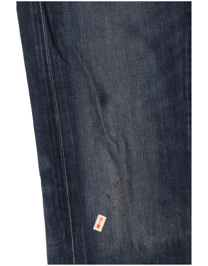 LEVI'S Mens 505 Straight Jeans W28 L32 Blue Cotton