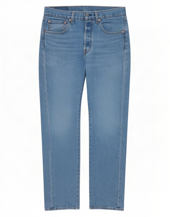 Calça jeans masculina Levi's 501 Straight W32 L32 azul algodão anos 90