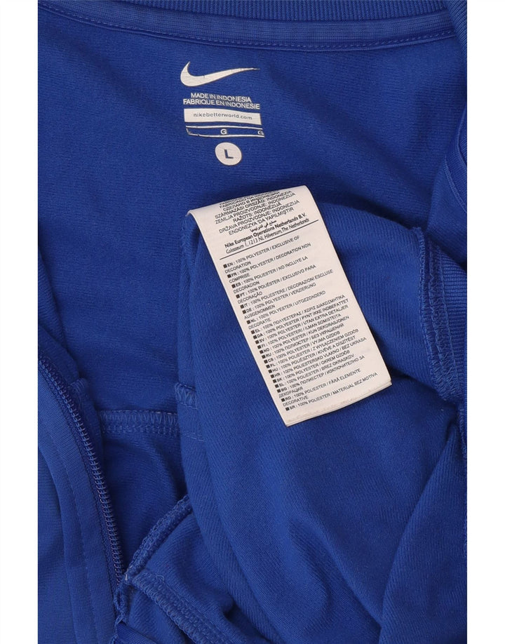 NIKE Mens Tracksuit Top Jacket Grande Azul Poliéster