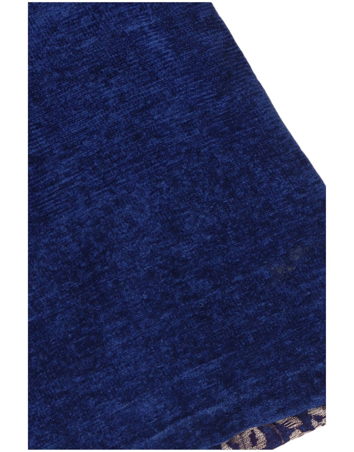 Jaqueta Blazer Feminina Indigo Moon com 4 Botões IT 46 Viscose Floral Azul Grande