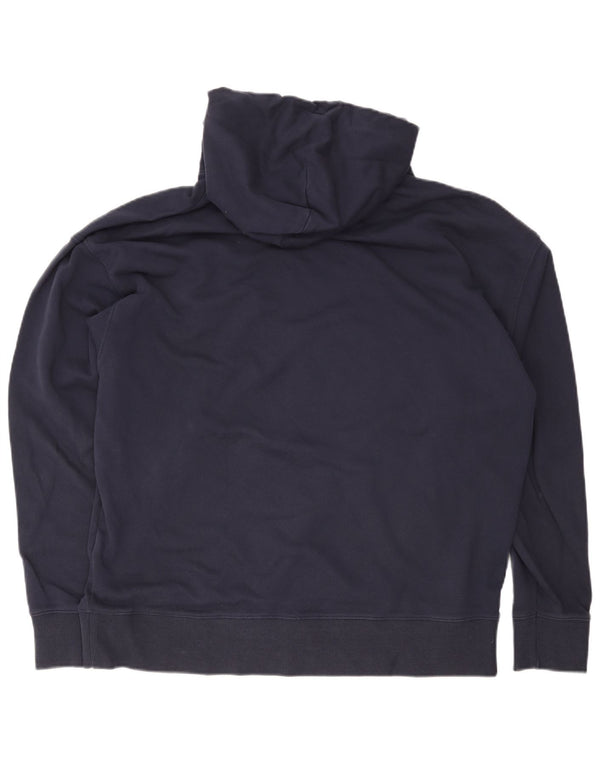 Jumper com capuz masculino Tommy Hilfiger XL azul marinho algodão