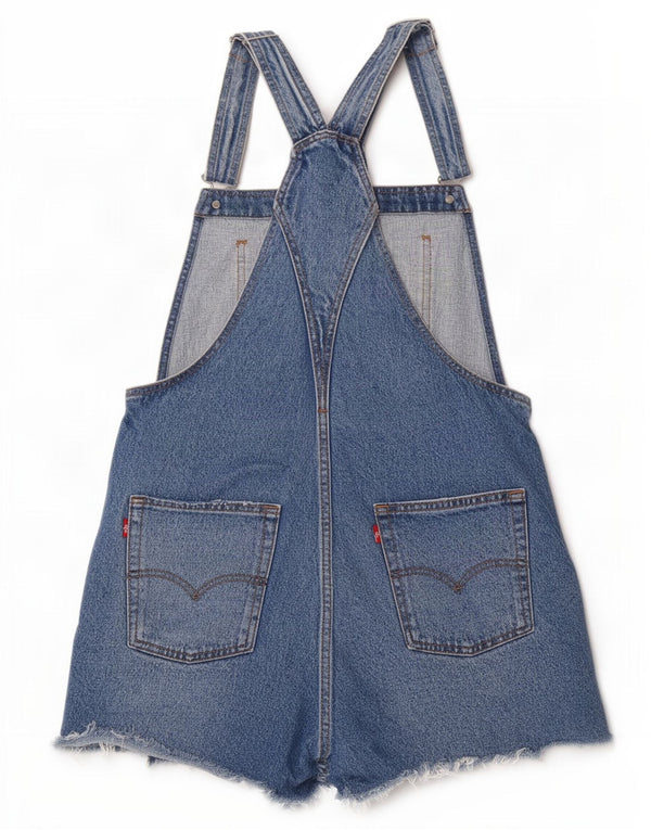 Shorts jeans feminino Levi's Dungarees médio W32 azul algodão