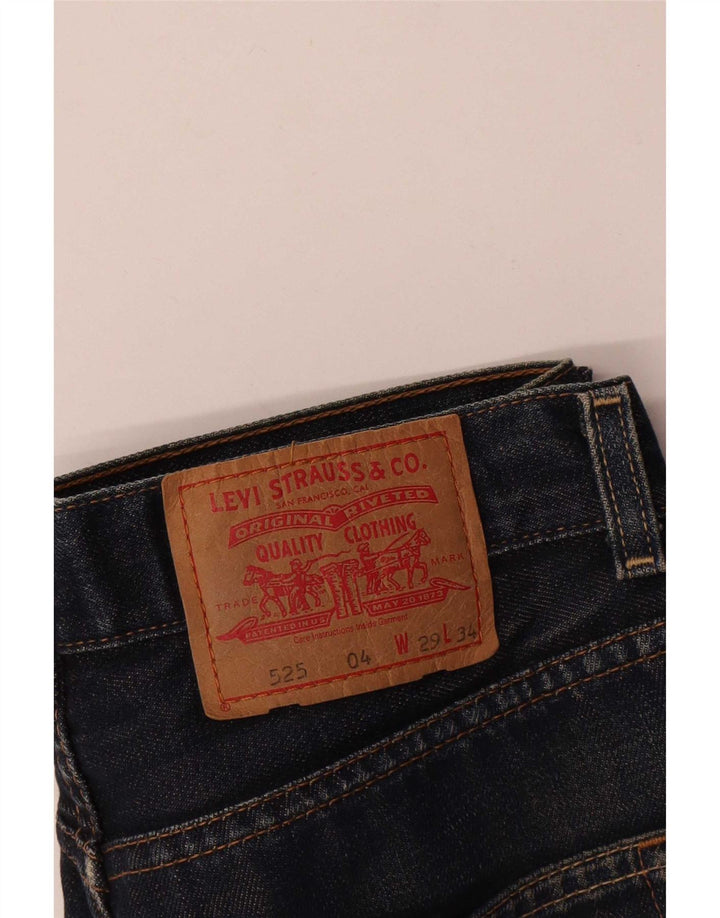 Calça jeans feminina Levi's 525 Bootcut W29 L30 azul marinho algodão