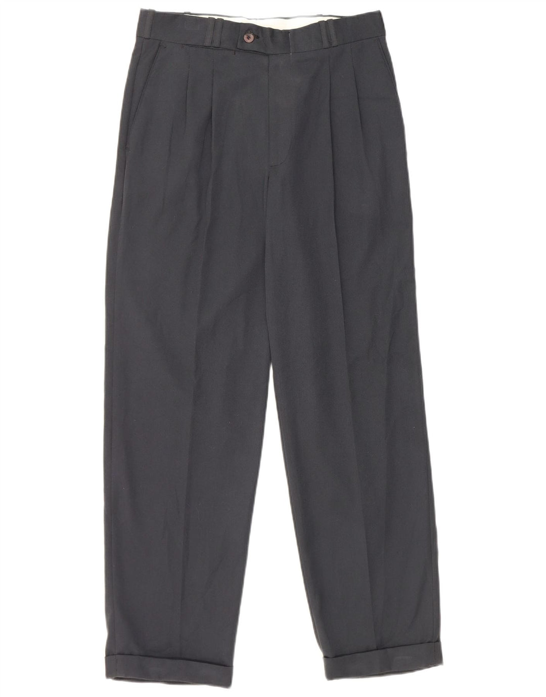 Calça masculina Farah Pegged Suit W30 L28 poliéster azul marinho