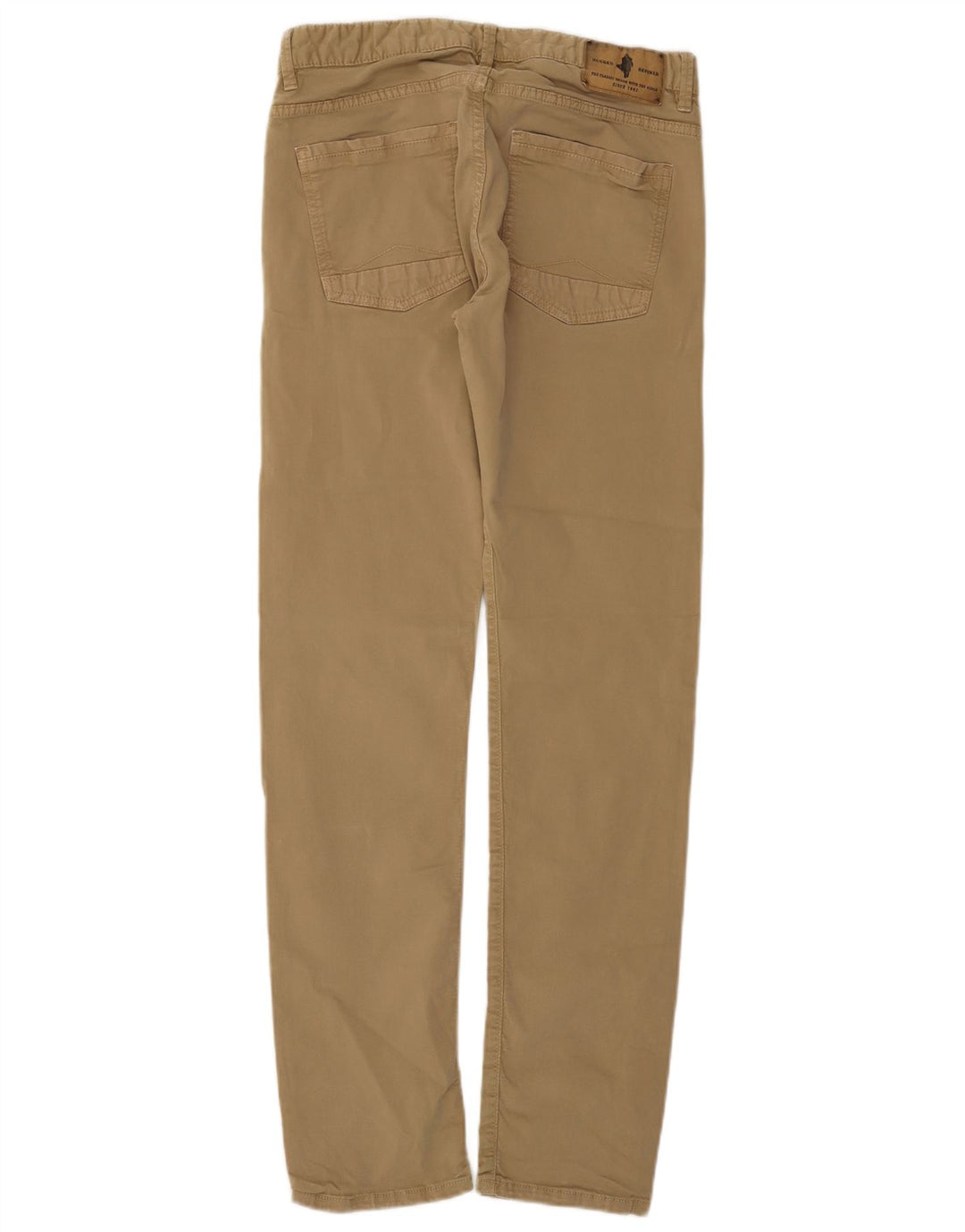 Calça Chino Cônica Regular Feminina Marlboro Classics W32 L34 Bege