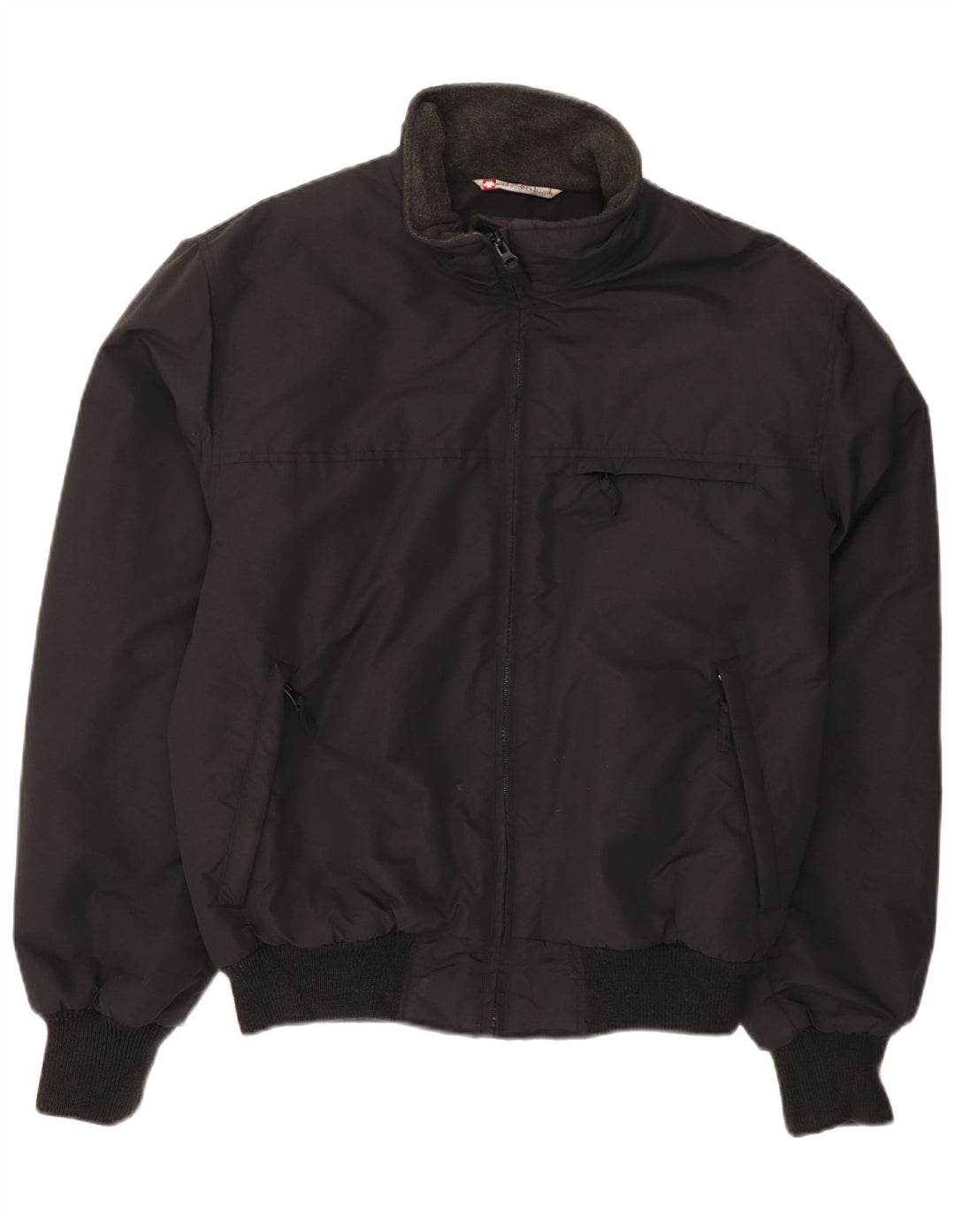 Jaqueta bomber masculina Canadiens UK 42 XL preto nylon