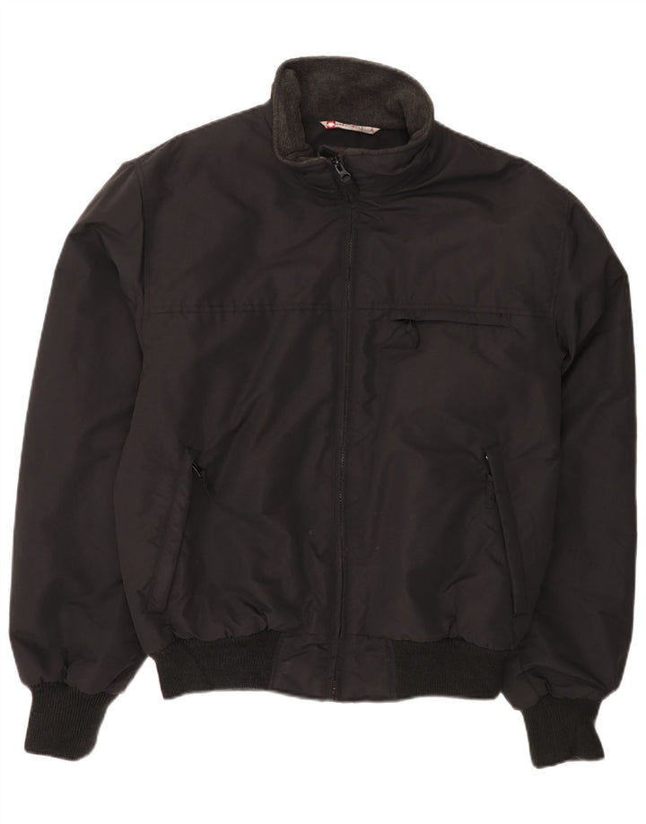 Jaqueta bomber masculina Canadiens UK 42 XL preto nylon