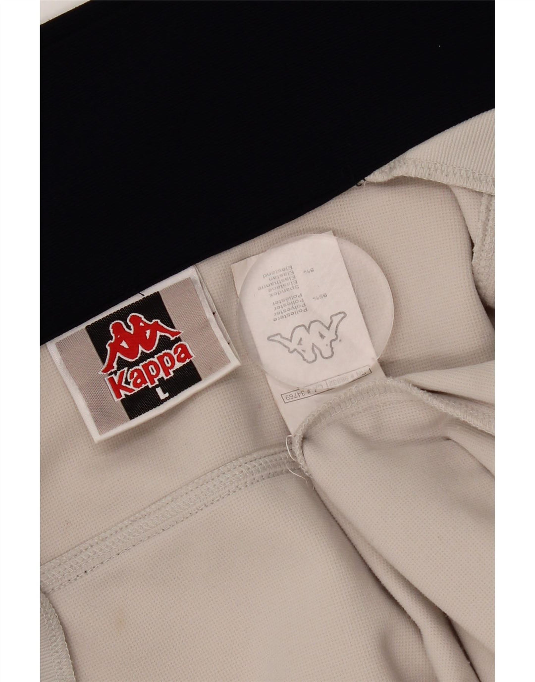 Jaqueta Kappa masculina de moletom grande cinza Colourblock poliéster