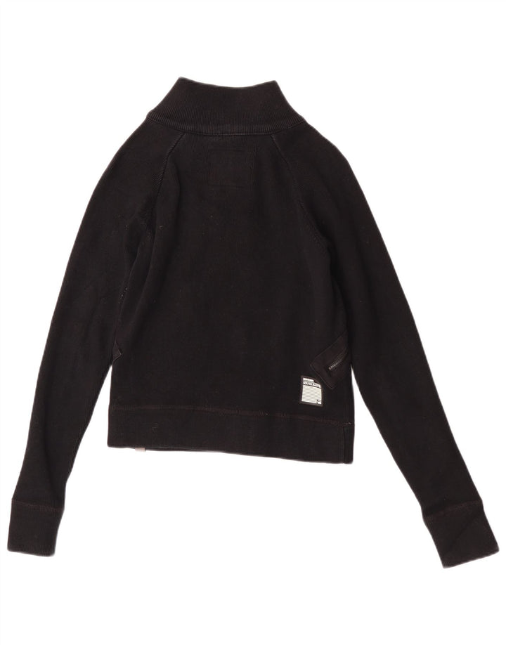 Jaqueta bomber feminina G-Star UK 12 algodão preto médio