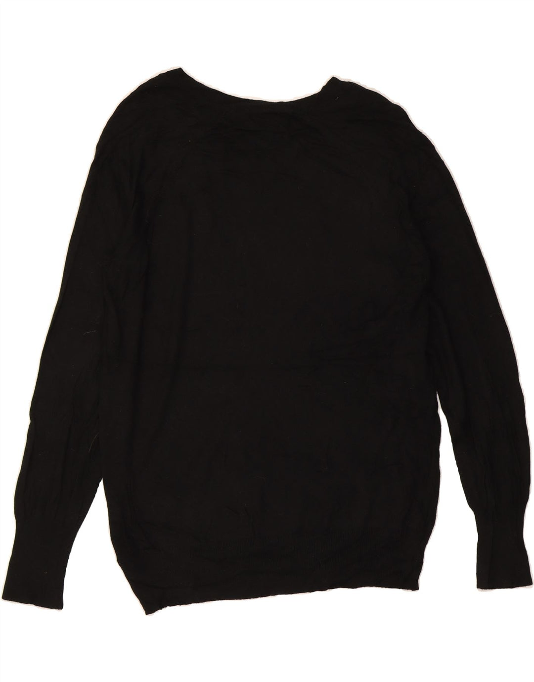MOSSIMO Womens Oversized V-Neck Jumper Sweater US 0 XS Black Nylon Vintage Mossimo and Second-Hand Mossimo from Messina Hembry 
