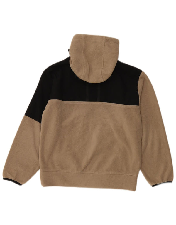 Zara Boys Jumper de lã com capuz 9-10 anos bege Colourblock
