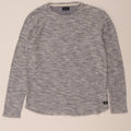 JACK & JONES Mens Top Long Sleeve Medium Blue Pinstripe Cotton Vintage Jack & Jones and Second-Hand Jack & Jones from Messina Hembry 