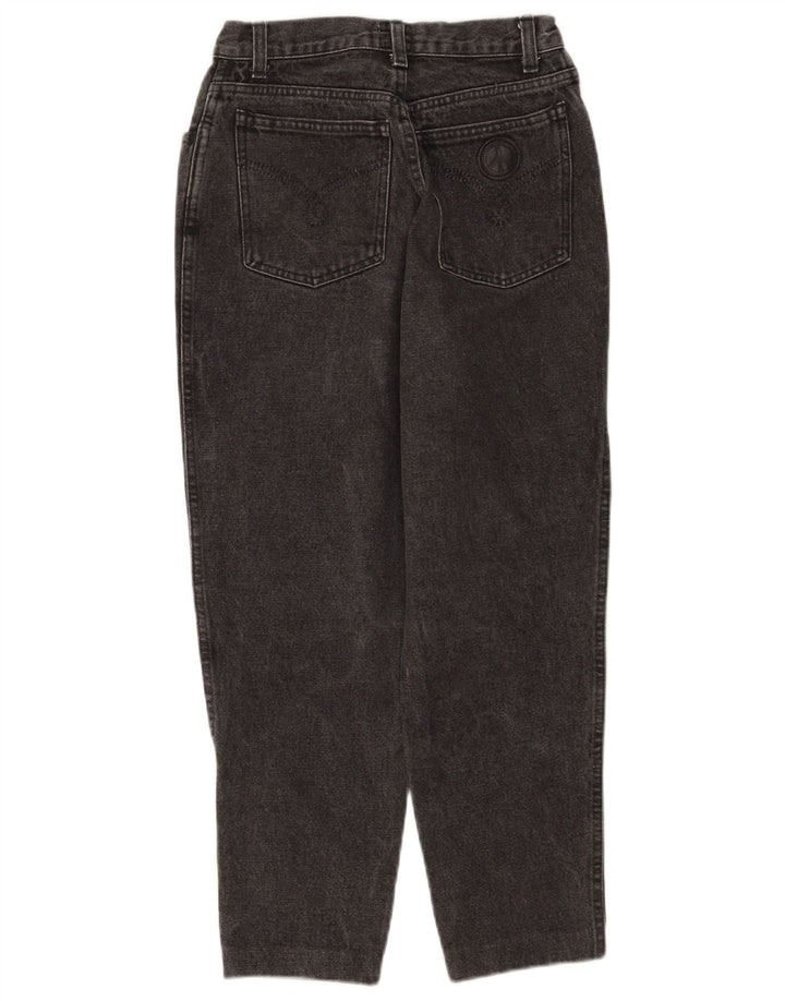 Calça jeans feminina Moschino W28 L25 algodão preto