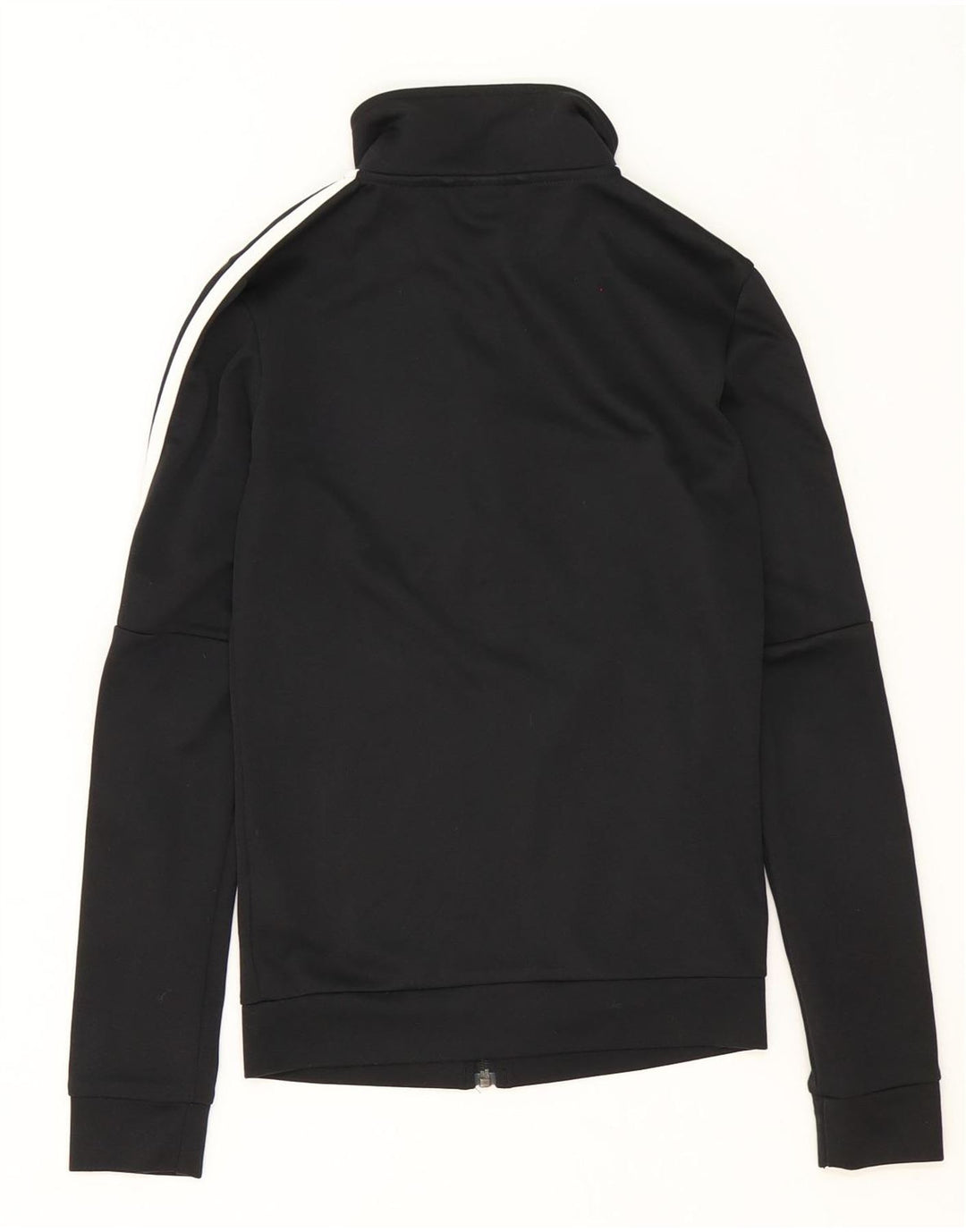 Adidas Womens Tracksuit Top Jacket UK 0/2 2XS Preto Poliéster
