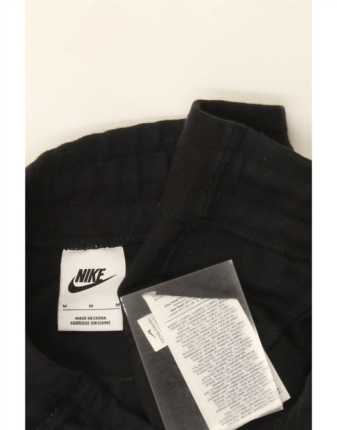 Nike Mens Cargo Calças de treino Joggers Médio Algodão Preto