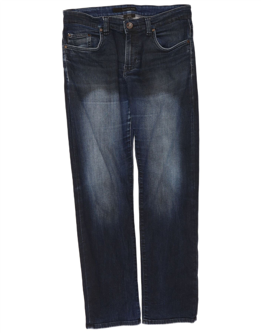Calça jeans skinny feminina CALVIN KLEIN W32 L30 azul marinho