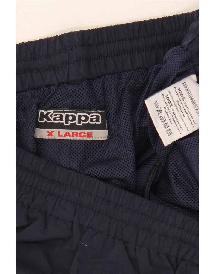 Calça de treino masculina KAPPA XL azul marinho poliéster