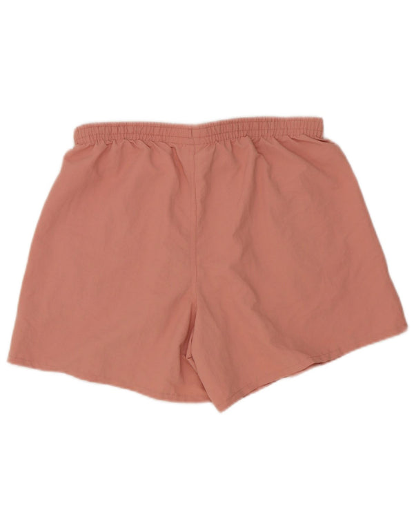 Shorts esportivos femininos Patagonia UK 10 pequeno poliéster rosa