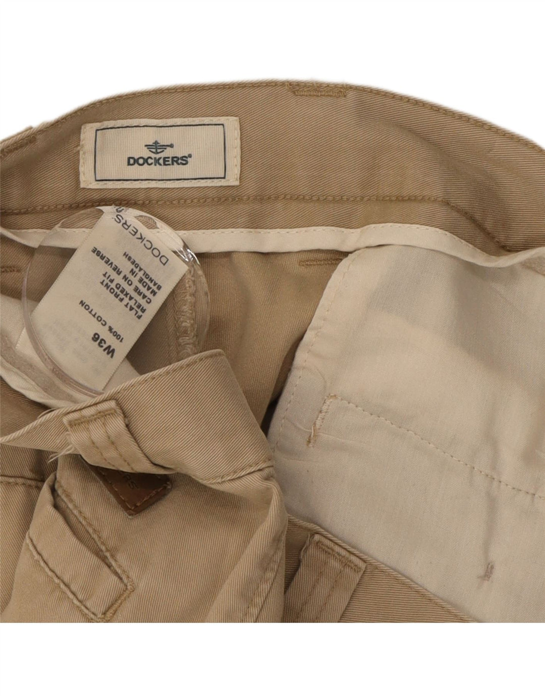 DOCKERS Mens Cargo Shorts  W36 Large  Khaki Cotton Vintage Dockers and Second-Hand Dockers from Messina Hembry 