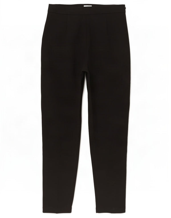 Luisa Spagnoli Calça feminina casual slim IT 40 pequena W28 L27 preta