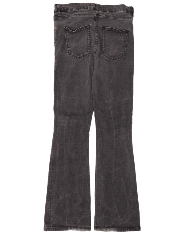 Zara Jeans feminino queimado EU 44 XL W34 L34 cinza