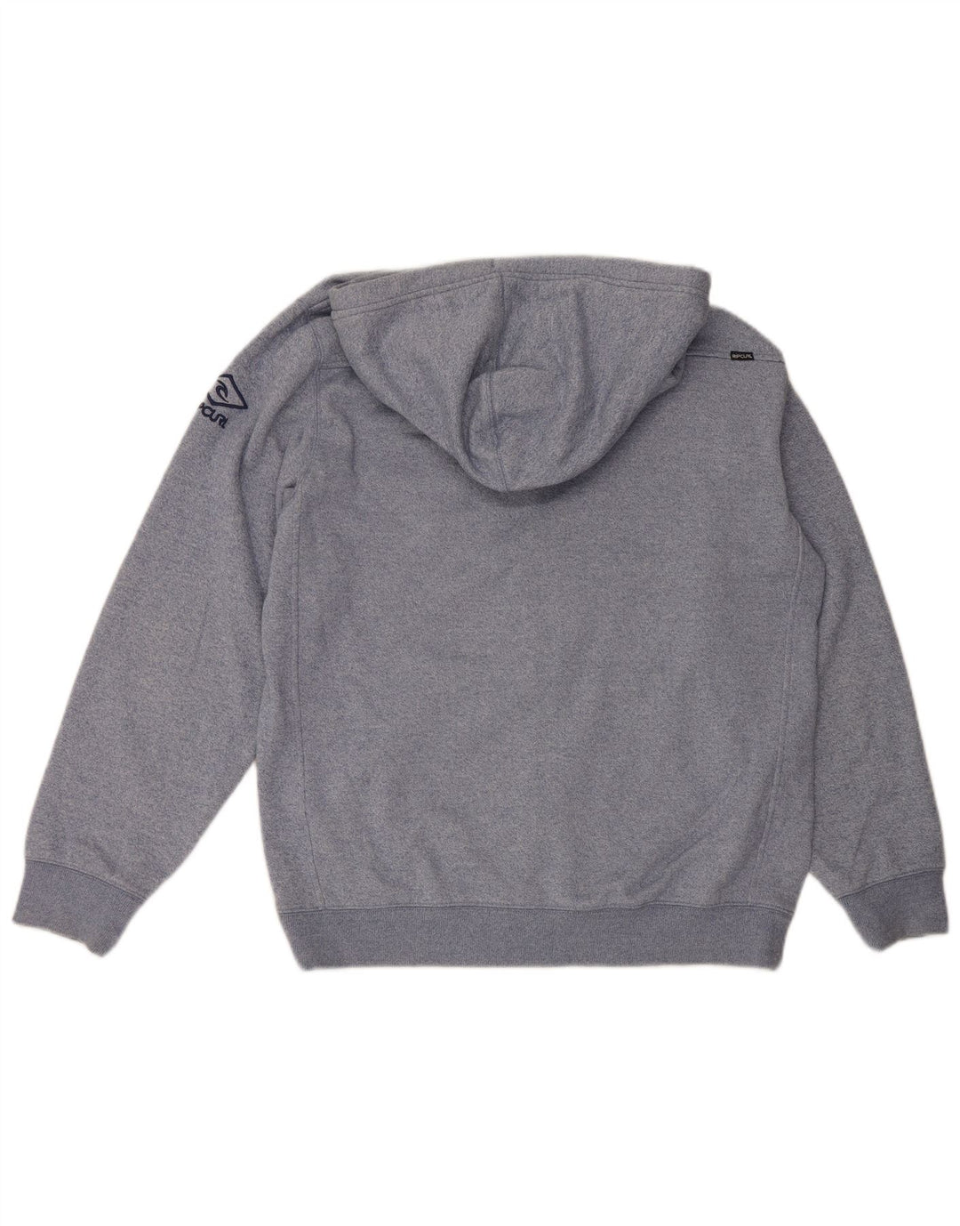 Rip Curl Suéter masculino com capuz e zíper grande algodão azul