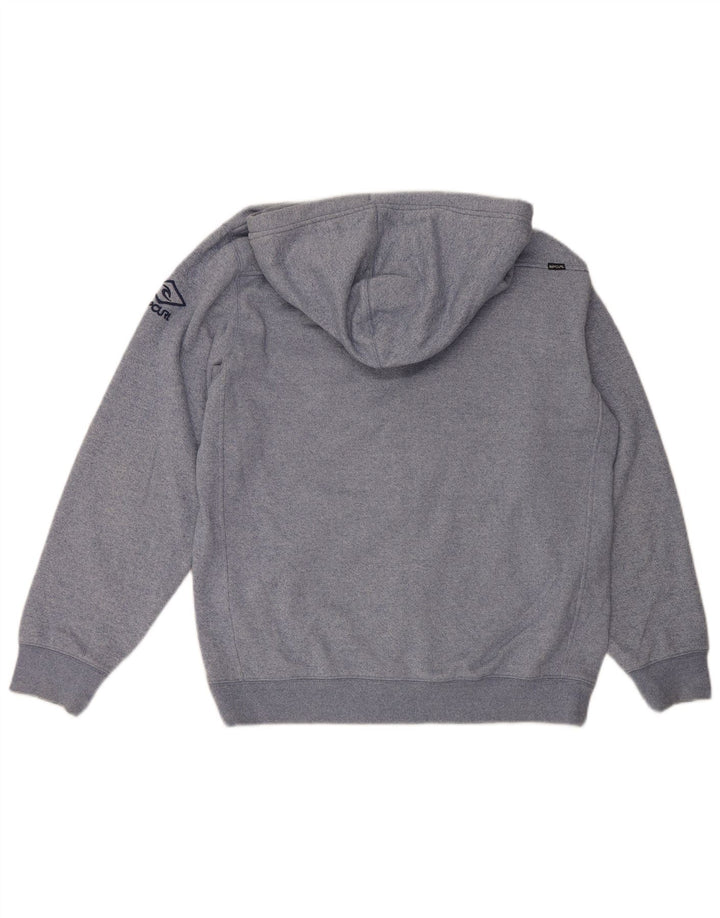 Rip Curl Suéter masculino com capuz e zíper grande algodão azul