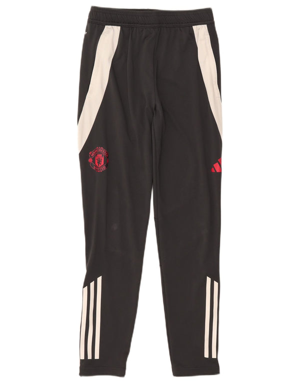 Calças de treino Adidas Girls Manchester United 11-12 anos pretas