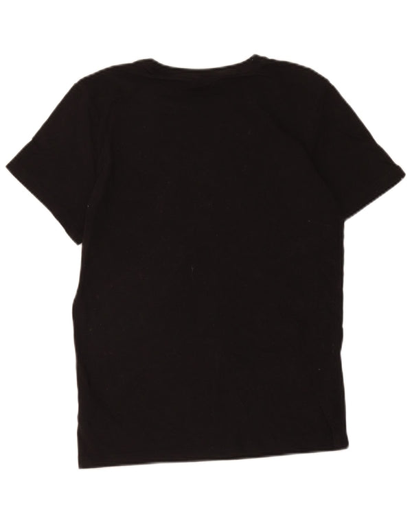 Calvin Klein Boys Graphic T-Shirt Top 12-13 Years Black Cotton