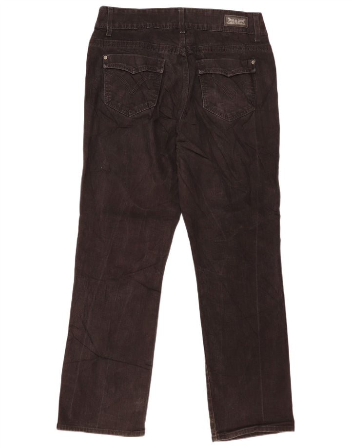 Jeans reto feminino Levi's US 14 grande W32 L30 preto