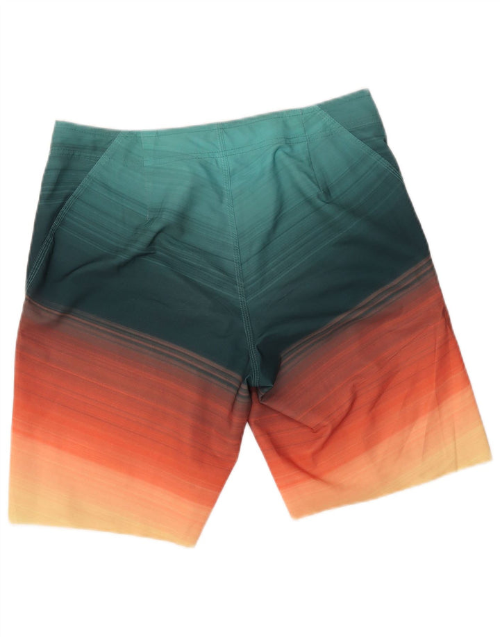 Shorts de natação masculino O'Neill, poliéster colorblock médio multicolorido