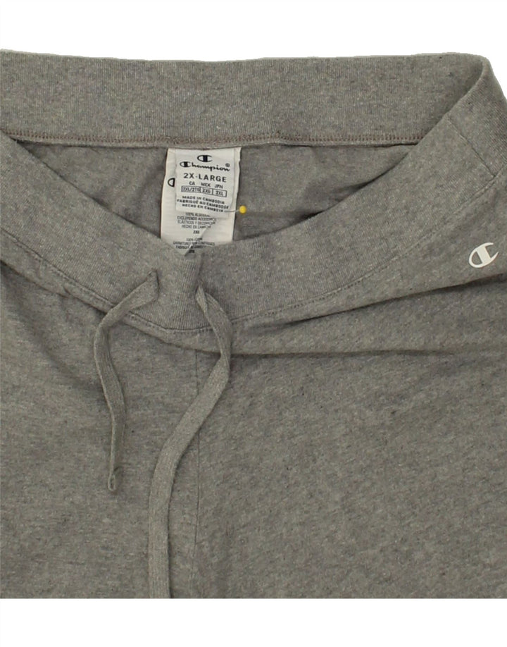 CHAMPION Womens Tracksuit Trousers UK 20 2XL Grey Cotton Vintage Champion and Second-Hand Champion from Messina Hembry 