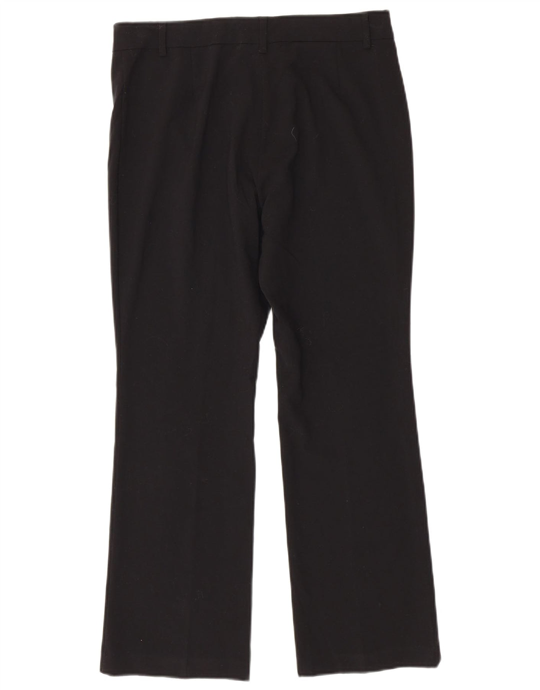 Calça casual feminina Marks & Spencer Bootcut Reino Unido 12 médio W32 L28 preta